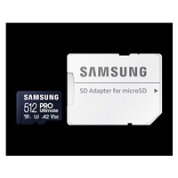 Samsung micro SDXC 512GB PRO Ultimate + SD adaptér