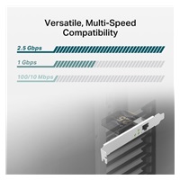 TP-Link TX201 PCIe adapter (1xPCIe2.1,1x2,5GbE)