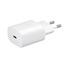 Samsung cestovní nabíječka EP-TA800EWE, PD, Fast charging, USB-C, 25 W, bílá, (bulk)