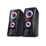 TRUST reproduktory GXT 606 Javv RGB-Illuminated 2.0 Speaker Set, černá