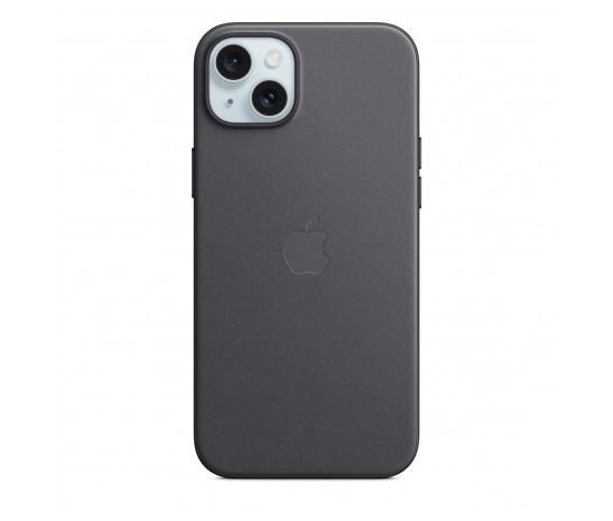 APPLE iPhone 15 Plus FineWoven Case with MagSafe - Black