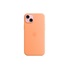 APPLE iPhone 15 Plus Silicone Case with MagSafe - Orange Sorbet