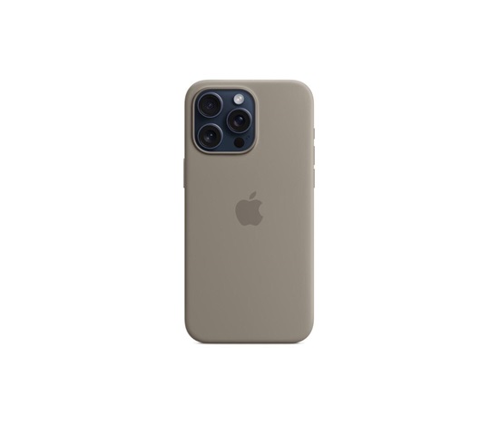 APPLE iPhone 15 Pro Max Silicone Case with MagSafe - Clay