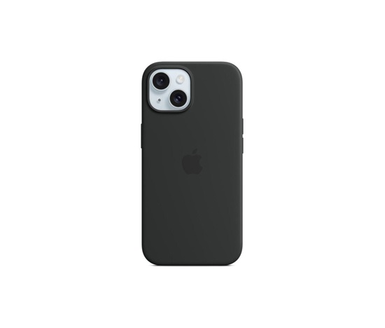 APPLE iPhone 15 Silicone Case with MagSafe - Black