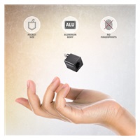 AXAGON ADE-MINIC, USB-C 3.2 Gen 1 - Gigabit Ethernet MINI sieťová karta, Realtek 8153, auto inštal, čierna