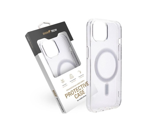 RhinoTech MAGcase Clear pro Apple iPhone 15 Plus transparentní