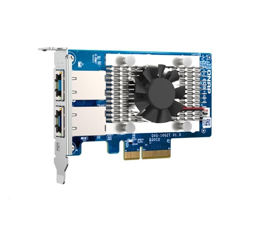 QNAP QXG-10G2T rozšiřující karta 2x 10GBASE-T pro PC i NAS