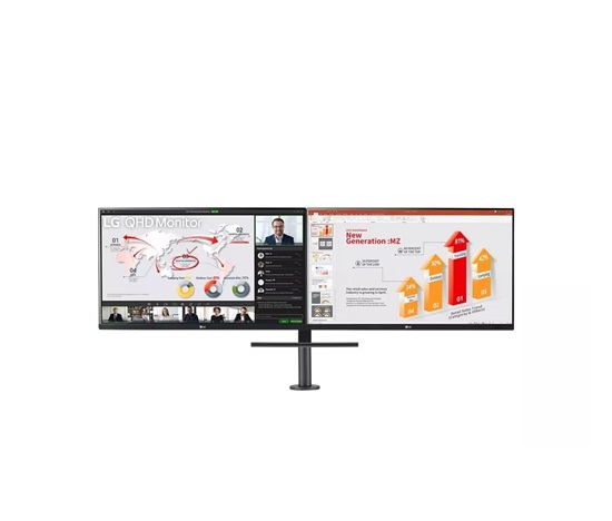 LG MT IPS LCD LED 27" 27QP88DP - IPS panel, dual monitor, 2560x1440, HDMI, DP, USB-C, daisy chain, ergonomicky stojan