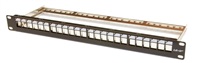 19" modulární patch panel LEXI-Net 24port, černý