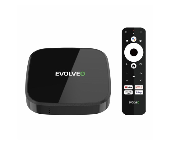 EVOLVEO MultiMedia Box A4, 4k Ultra HD, 32 GB, Android 11