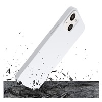 3mk ochranný kryt HARDY Silicone MagCase pro Apple iPhone 15 Plus, Silver-White