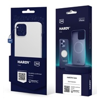 3mk ochranný kryt HARDY Silicone MagCase pro Apple iPhone 15 Plus, Silver-White