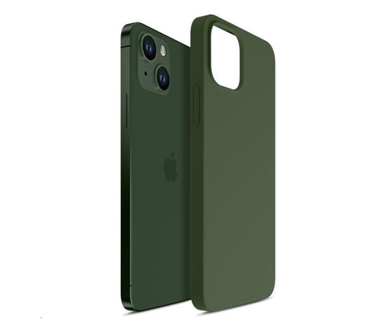 3mk Hardy Silicone MagCase pro Apple iPhone 15, Alphine Green