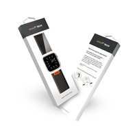 RhinoTech řemínek Ultra Wild Trail pro Apple Watch 38/40/41mm černá/šedá