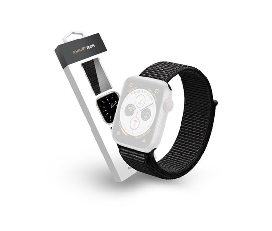 RhinoTech řemínek Magic Tape pro Apple Watch 38/40/41mm černá