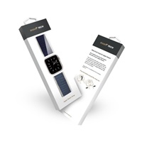 RhinoTech řemínek Magic Tape pro Apple Watch 38/40/41mm ledově modrá