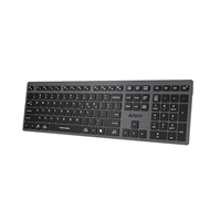 A4tech FBX50C, bezdrátová kancelářská klávesnice, šedá
