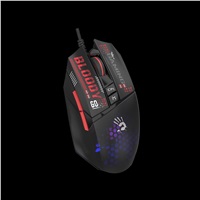 A4tech BLOODY W60 Max Mini, podsvícená herní myš, 12000 DPI, černá, USB