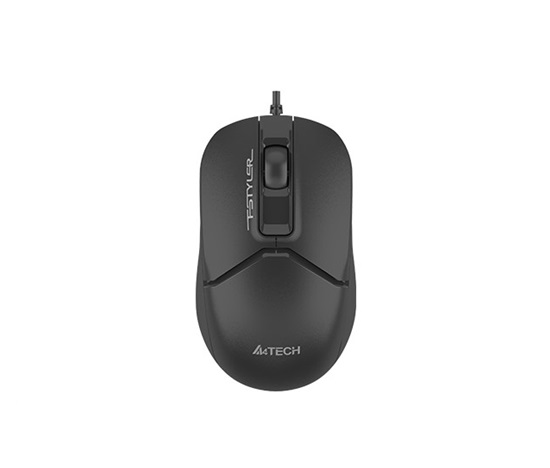 A4tech FSTYLER optická kancelářská myš, USB-C+USB-A, černá