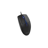 A4tech N-530S, podsvícená kancelářská myš, 1200 DPI, USB, černá