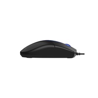 A4tech N-530S, podsvícená kancelářská myš, 1200 DPI, USB, černá