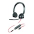 Poly Blackwire 3325 MS Teams náhlavní souprava, 3.5 mm jack, USB-A, stereo