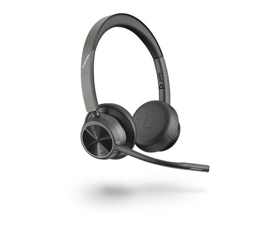Poly Voyager 4320 bezdrátová náhlavní souprava, BT700 USB-A adaptér, stereo