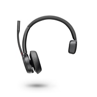 Poly Voyager 4310 bezdrátová náhlavní souprava, BT700 USB-C adaptér, mono