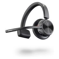 Poly Voyager 4310 bezdrátová náhlavní souprava, BT700 USB-C adaptér, mono