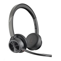 Poly Voyager 4320 MS Teams bezdrátová náhlavní souprava, BT700 USB-A adaptér, stereo