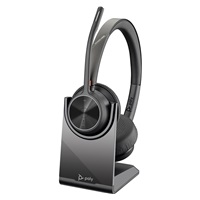 Poly Voyager 4320 bezdrátová náhlavní souprava, BT700 USB-A adaptér, stereo, nabíjecí stojánek