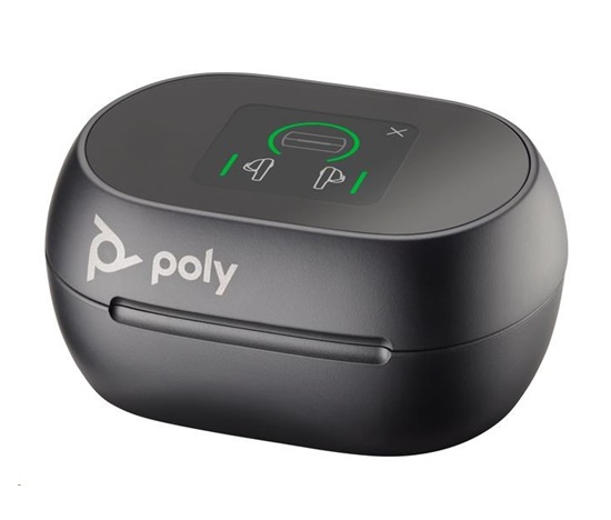 Poly Voyager Free 60+ MS Teams bluetooth headset, BT700 USB-A adaptér, dotykové nabíjecí pouzdro, černá