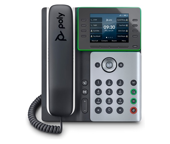 Poly Edge E350 IP telefon, PoE