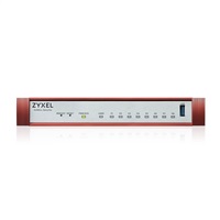 Zyxel USG FLEX 100H Series, 8 Gigabit user-definable ports, 1*USB with 1 YR Gold Security Pack