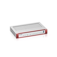 Zyxel USG FLEX 100H Series, 8 Gigabit user-definable ports, 1*USB with 1 YR Gold Security Pack