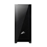 EVOLVEO Ptero Q2, 2x čelní panel - sklo /mřížka, case ATX, černá
