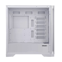 EVOLVEO Ptero Q2W, 2x čelní panel - sklo /mřížka, case ATX, bílá