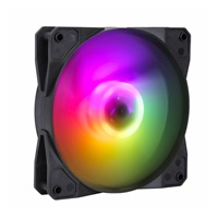 EVOLVEO 12FS ventilátor 120mm, ARGB, černý rám, slave