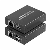 PremiumCord HDMI KVM extender 4K@30Hz a FULL HD 1080p na 70m s přenosem USB, bez zpoždění Umožňuje distribuovat HDMI signál o vysokém rozlišení FULL HD 1080p bez zpoždění až na 70 metrů a přenášet zároveň USB (například klávesnici, myš), umožňuje ovládat počítač na velkou vzdálenost pomocí myši, klávesnice a monitoru KVM Toto zařízení HDMI Extender umožňuje přenášet signál HDMI na velké vzdálenosti pomocí síťového kabelu CAT6 / 6A / 7. Díky použití síťového kabelu je možné dosáhnout až 70 metrů 