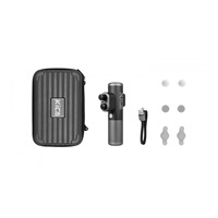 KiCA Pro masážní pistole, dotykový displej, 3 režimy, 3 hlavice, dvojí penetrace, z leteckého hliníku, šedá