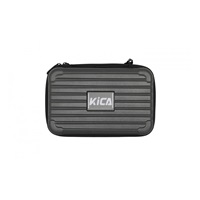 KiCA Pro masážní pistole, dotykový displej, 3 režimy, 3 hlavice, dvojí penetrace, z leteckého hliníku, šedá