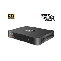 iGET HOMEGUARD HGNVK88504 - PoE 4K UltraHD NVR CCTV 8CH + 4x kamera