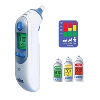 Braun IRT 6520 ThermoScan 7 bezdotykový teploměr, digitální, ušní, paměť na 9 měření