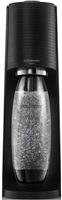 SodaStream Terra Black výrobník sody, mechanický, 1l láhev SodaStream Fuse, bombička s CO2, černý