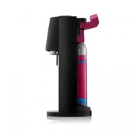 SodaStream Terra Black výrobník sody, mechanický, 1l láhev SodaStream Fuse, bombička s CO2, černý