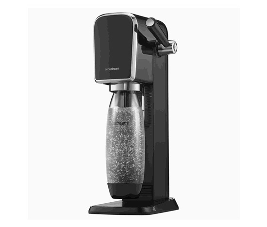 SodaStream ART výrobník sody, mechanický, 1l láhev, bobička s CO2, černý