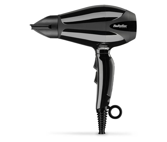 BaByliss 6715DE fén, profesionální, 2400 W, 2 rychlosti, 3 teploty, studený vzduch, černý