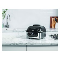 Ninja Foodi Airgrill horkovzdušná fritéza, 1760 W, gril s cyklonovou technologií, nepřilnavý povrch, černá