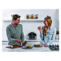 Ninja Foodi Airgrill horkovzdušná fritéza, 1760 W, gril s cyklonovou technologií, nepřilnavý povrch, černá