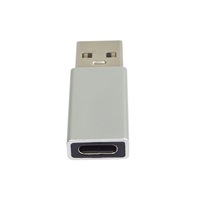 PremiumCord Adaptér USB-C na USB-A 2.0, stříbrná